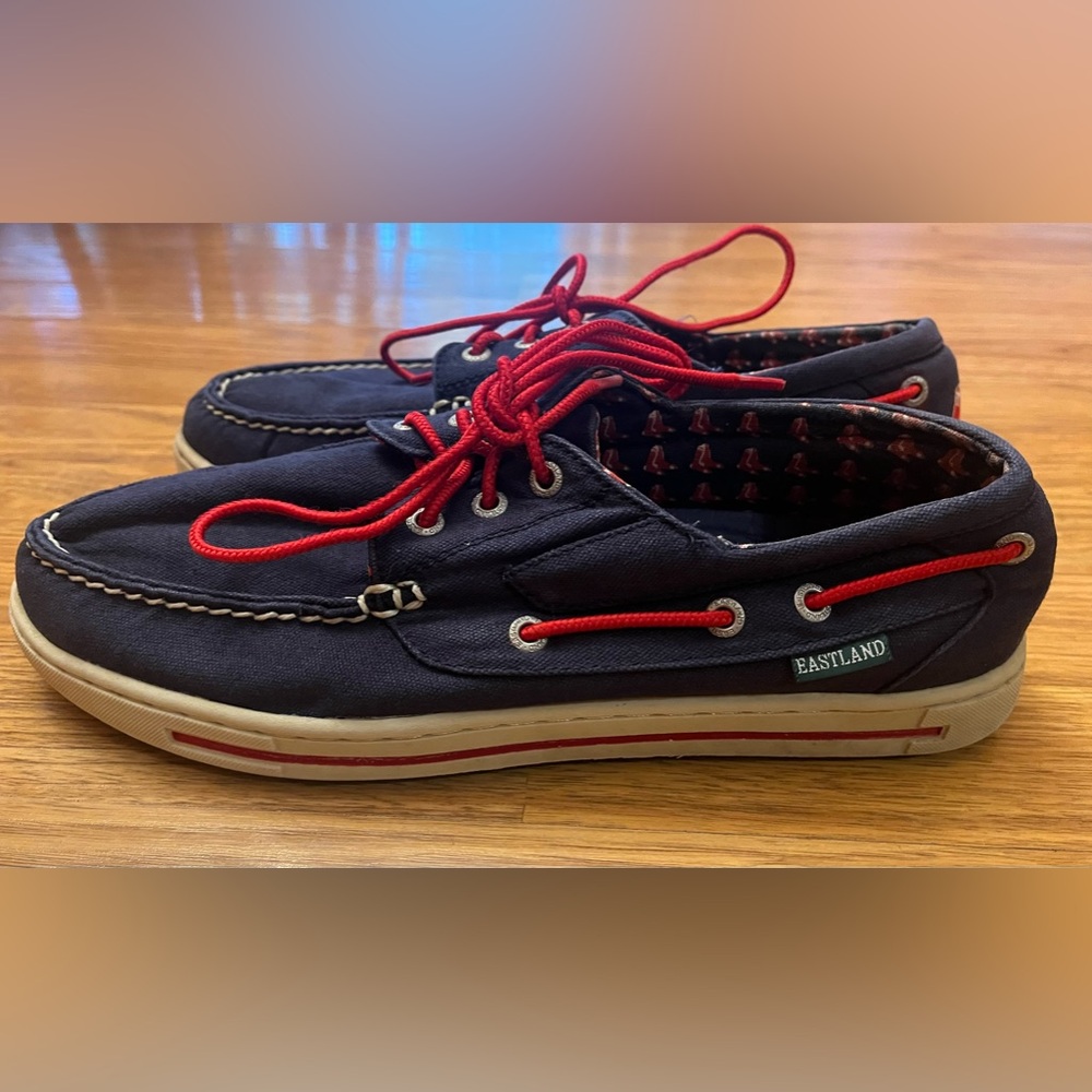Men’s Boston Red Sox Loafers by Eastlund (Size: 11)